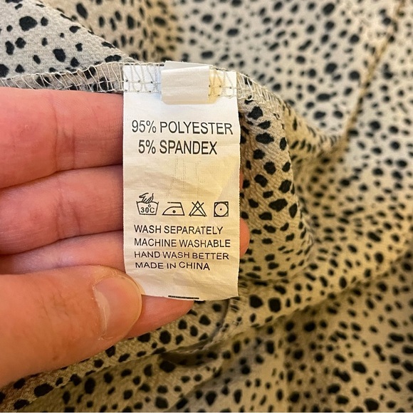 Relipop Leopard Wrap Skirt. Coquette Y2K Ruffle Mini. Size Small. - Picture 8 of 9